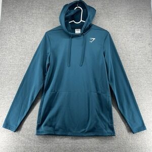 Gymshark Pullover Hoodie Men Size Small Green Activewear